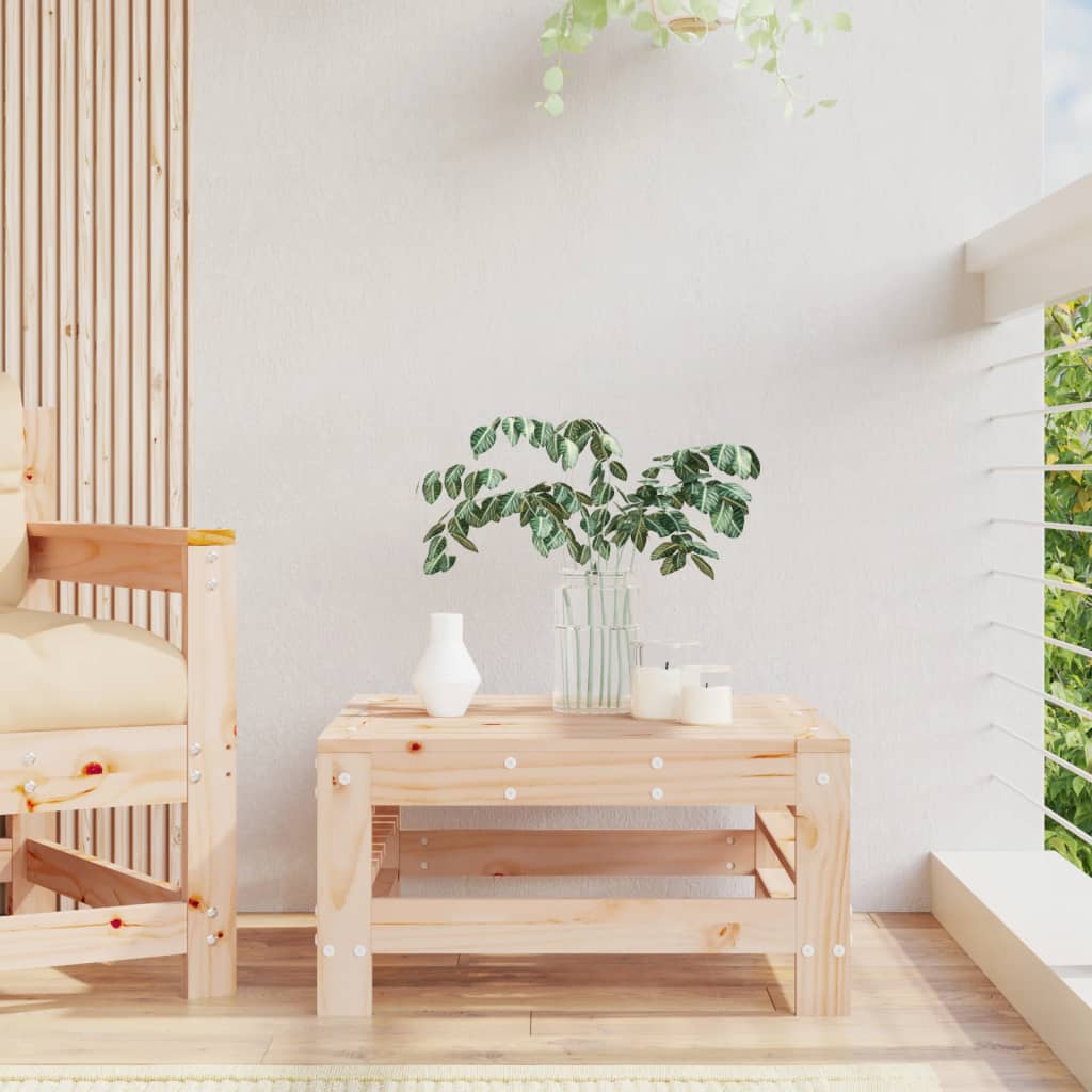 Poggiapiedi Da Giardino In Legno Massello Di Pino - Image 3