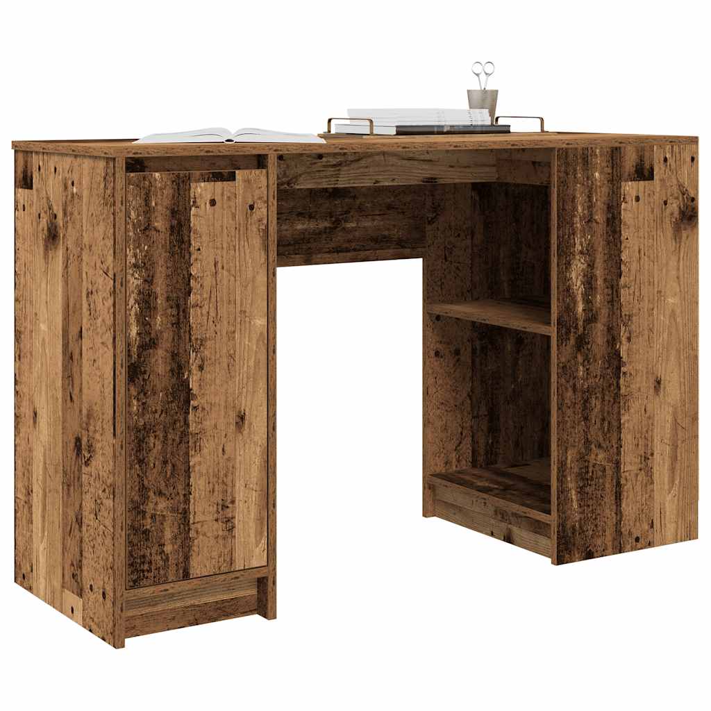 Scrivania Legno Antico 120x42x76 Cm In Legno Multistrato