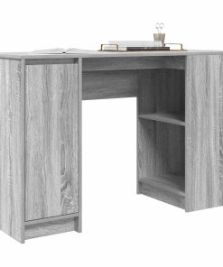 Scrivania Grigio Sonoma 120x42x76 Cm In Legno Multistrato
