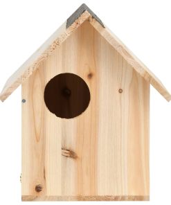Casetta Per Scoiattoli In Legno Massello Di Abete 26x25x29 cm
