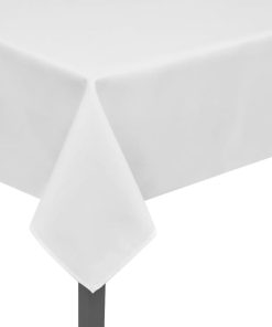 5 Tovaglie Bianche 190 X 130 cm