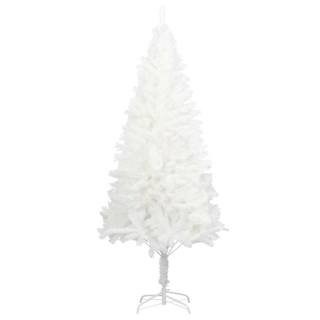 Albero Di Natale Artificiale Con Aghi Realistici Bianco 120 cm - Image 5