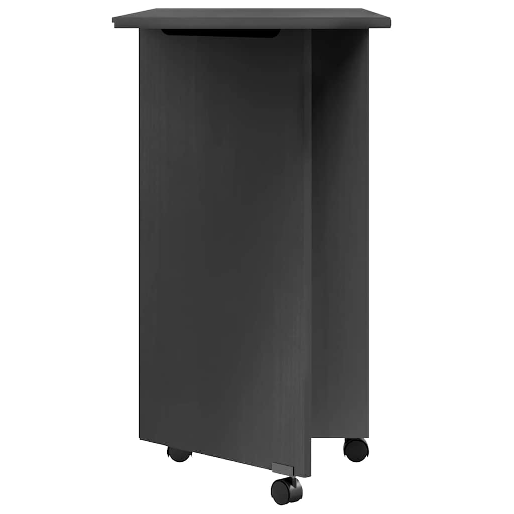 Armadietto Rotante Con Scrivania Moss Grigio Massello Di Pino - Image 2