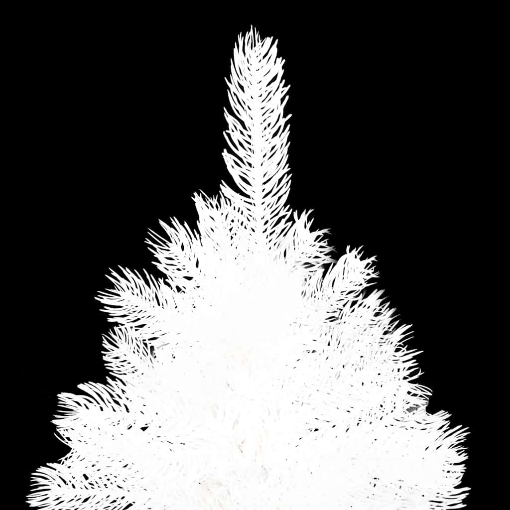 Albero Di Natale Artificiale Con Aghi Realistici Bianco 210 cm - Image 5