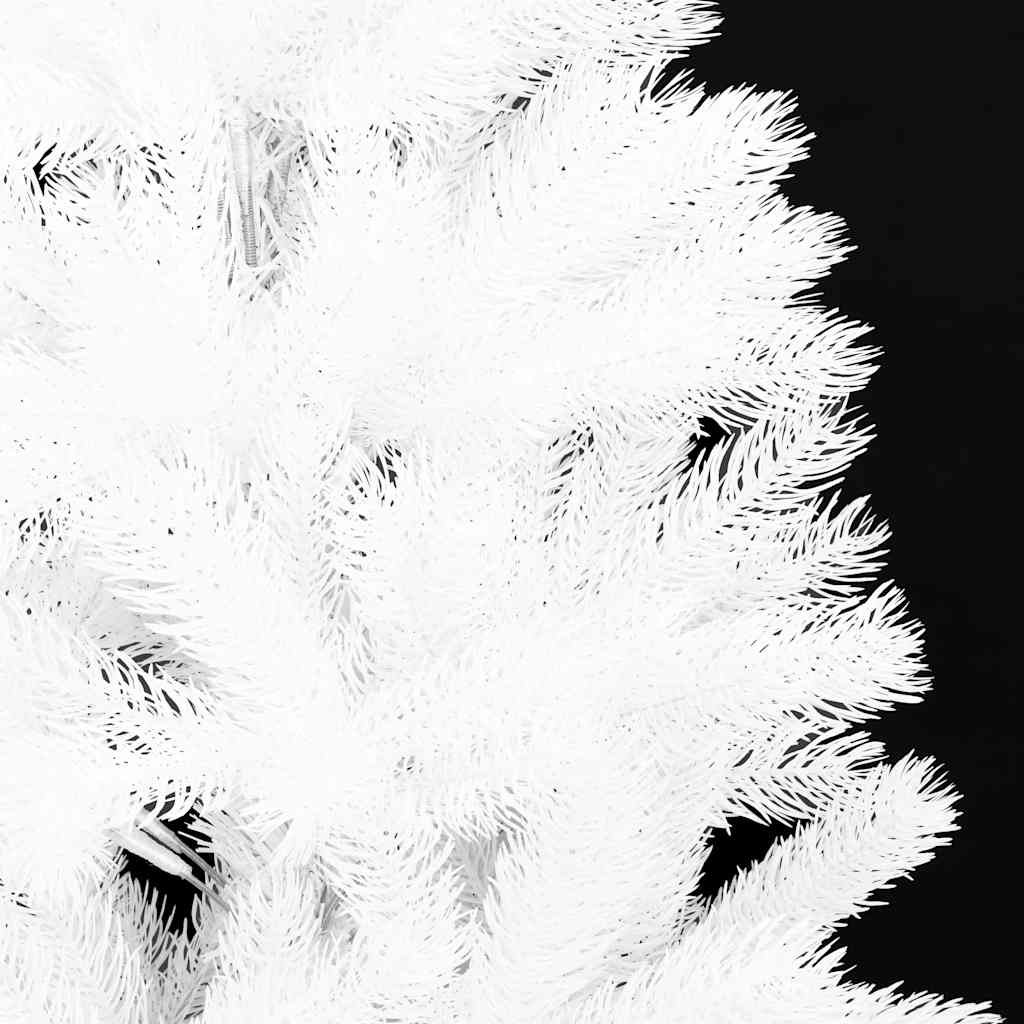 Albero Di Natale Artificiale Con Aghi Realistici Bianco 210 cm - Image 4