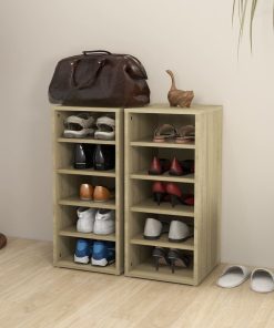 Scarpiere 2 Pz Rovere Sonoma 31,5x35x70 Cm In Truciolato