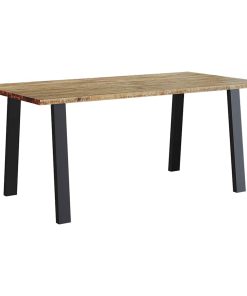 Tavolo Da Pranzo 150x90x75 Cm In Legno Massello Di Acacia