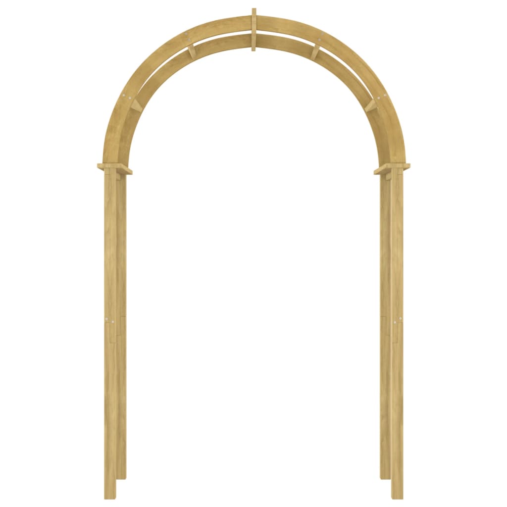 Arco Da Giardino 141x97x243 Cm In Legno Di Pino Impregnato