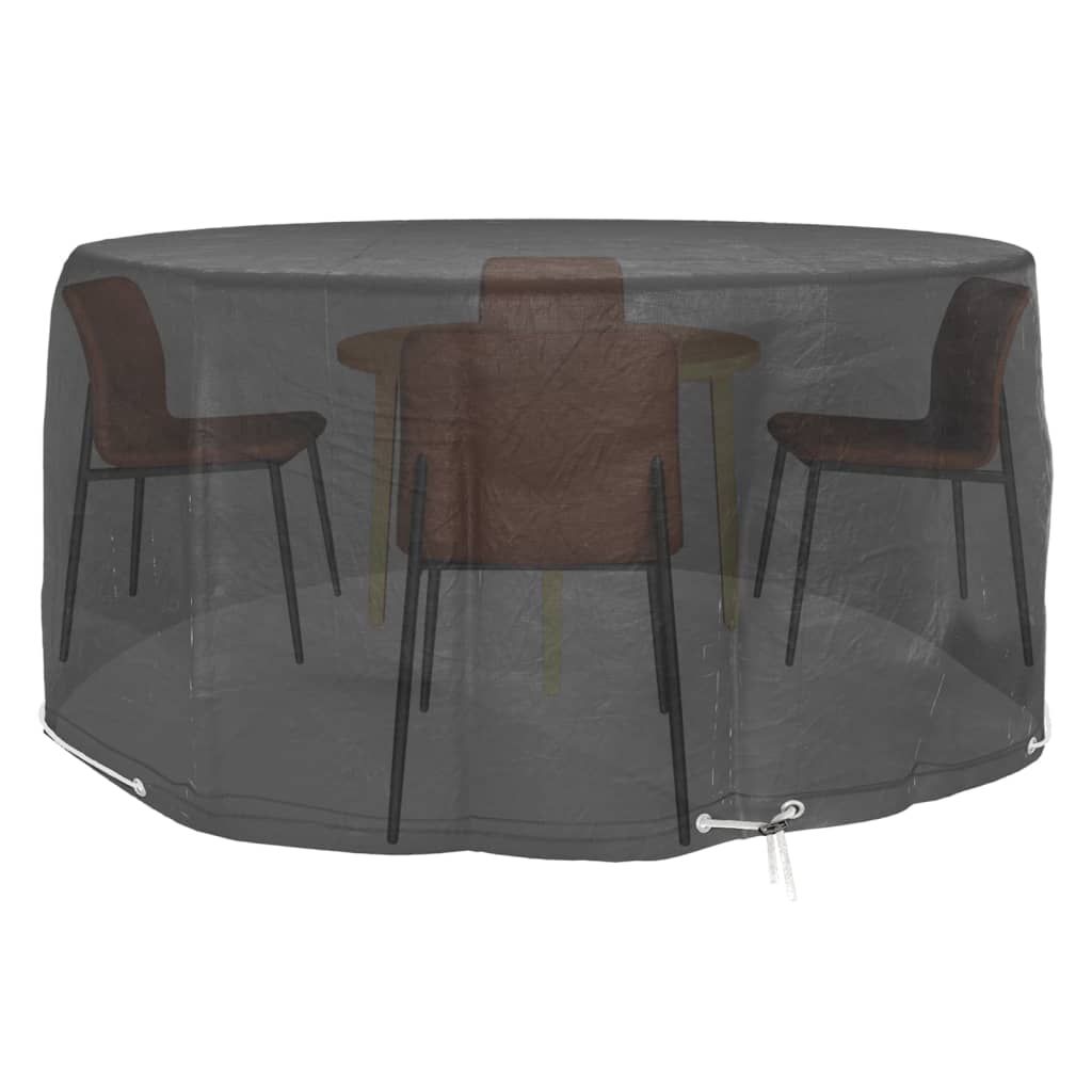 Copertura Mobili Da Giardino Con 10 Occhielli Ø230x90cm Rotonda