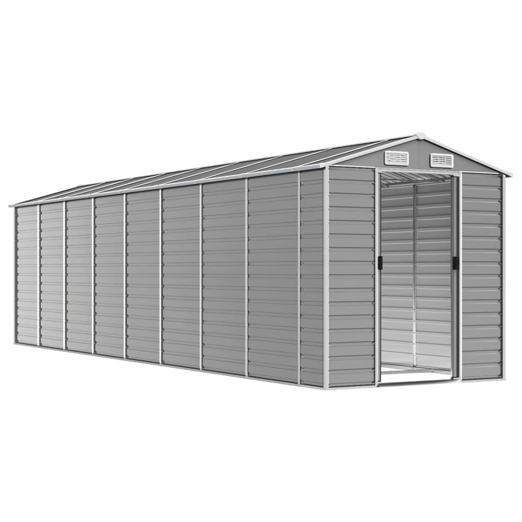 Casetta Da Giardino Grigio Chiaro 191x725x198 Cm In Acciaio Zincato - Image 5