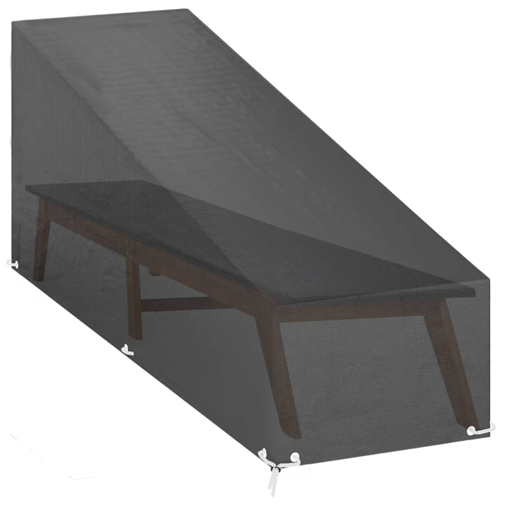 Copertura Per Sdraio 12 Occhielli 205x75x40/70cm In Polietilene - Image 6