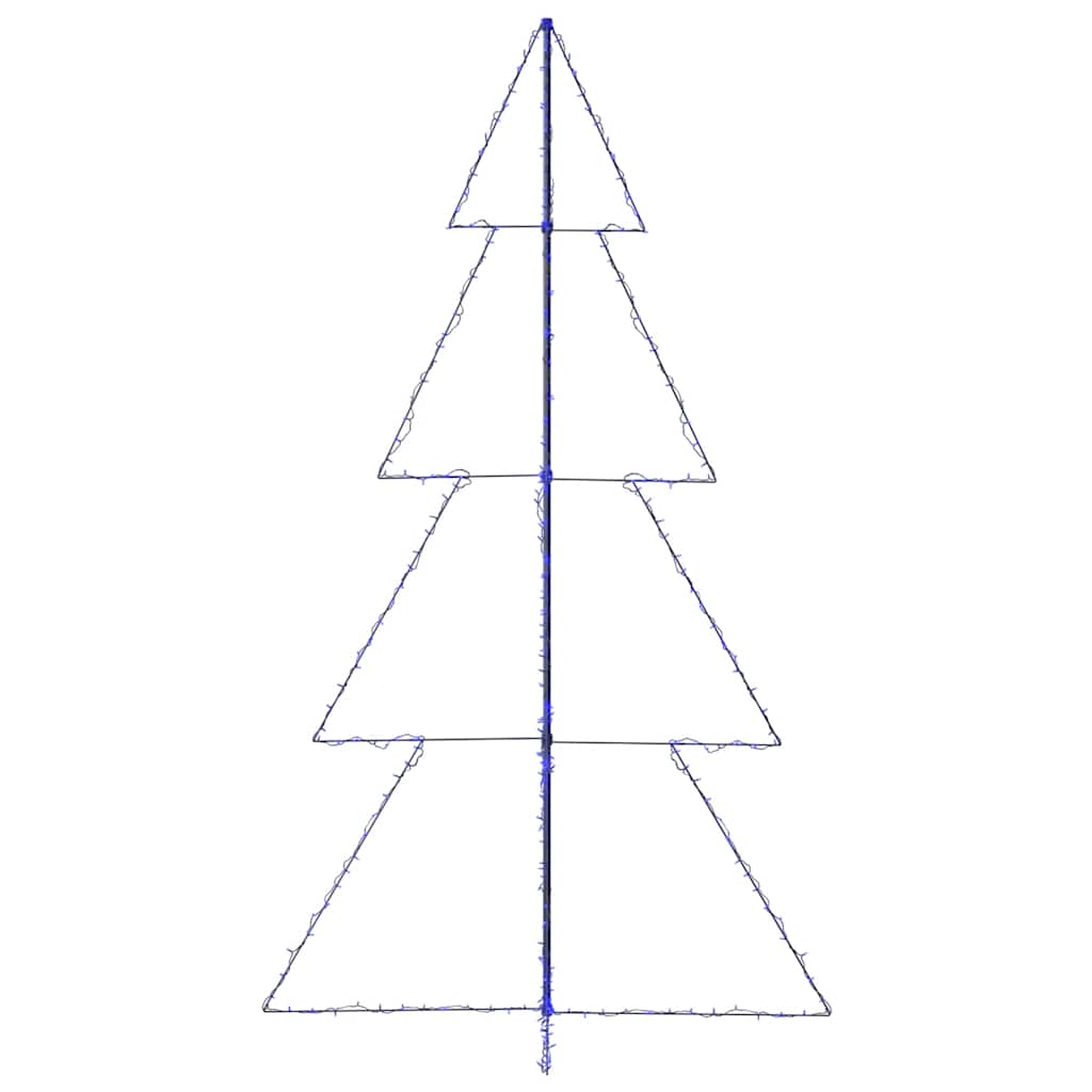 Albero Di Natale A Cono 360 Led Per Interni Esterni 143x250 cm