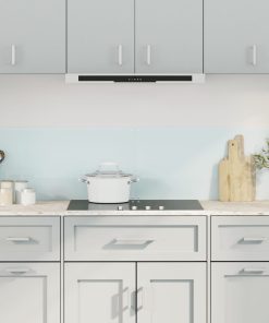 Paraschizzi Per Cucina 2 Pz Bianchi 80x60 Cm In Vetro Temperato