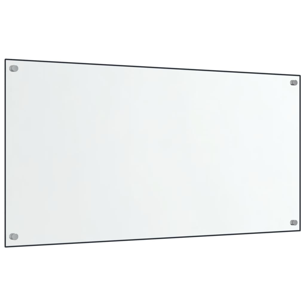 Paraschizzi Per Cucina 2 Pz Trasparente 80x40cm Vetro Temperato - Image 6