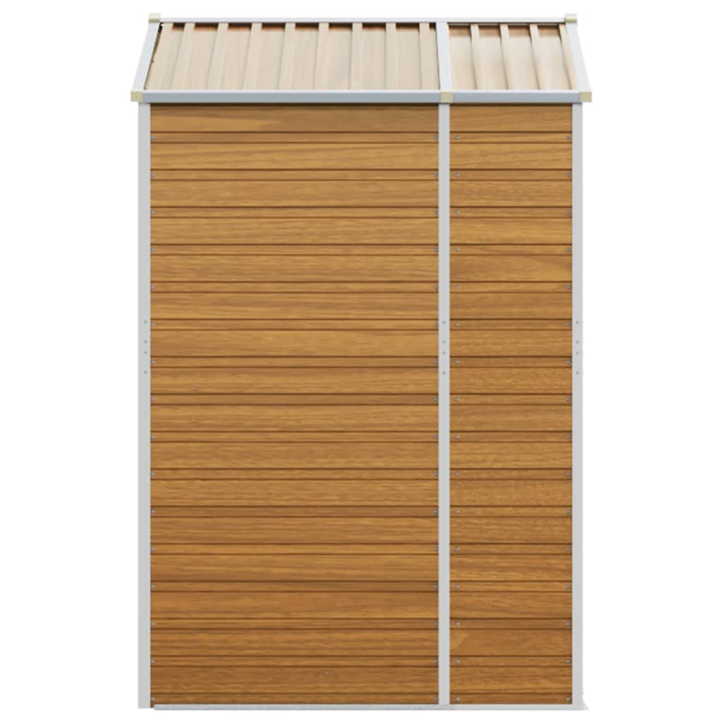 Capanno Giardino Marrone Chiaro 191x130x198cm Acciaio Zincato - Image 6