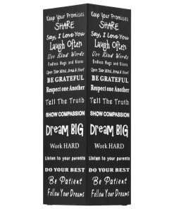 Porta Ombrelli Con Scritte In Acciaio Nero