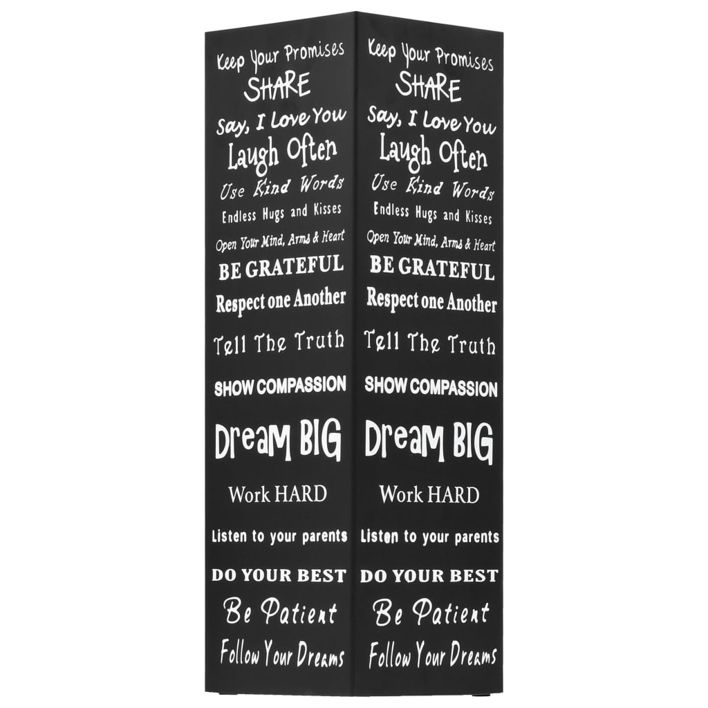 Porta Ombrelli Con Scritte In Acciaio Nero