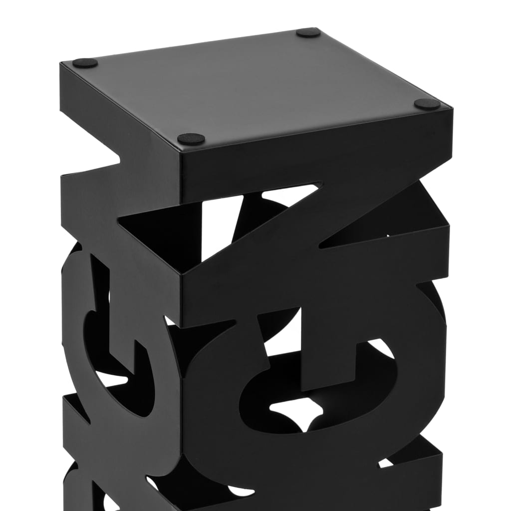 Porta Ombrelli Design In Acciaio Nero - Image 4