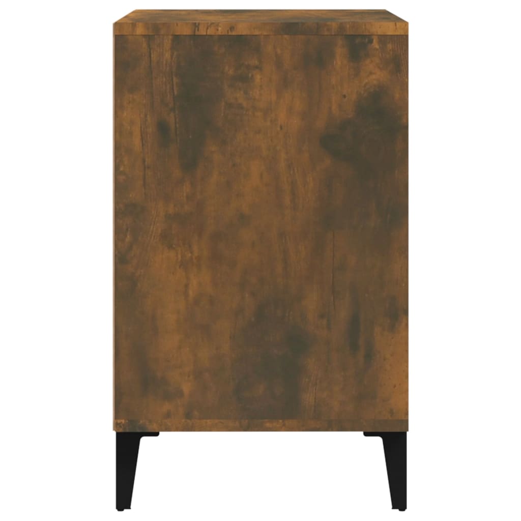 Scarpiera Rovere Fumo 102x36x60 Cm In Legno Multistrato - Image 2