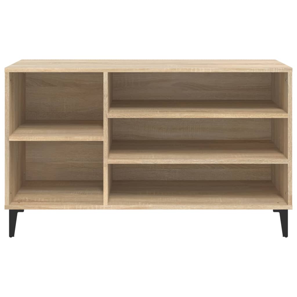 Scarpiera Rovere Sonoma 102x36x60 Cm In Legno Multistrato - Image 3