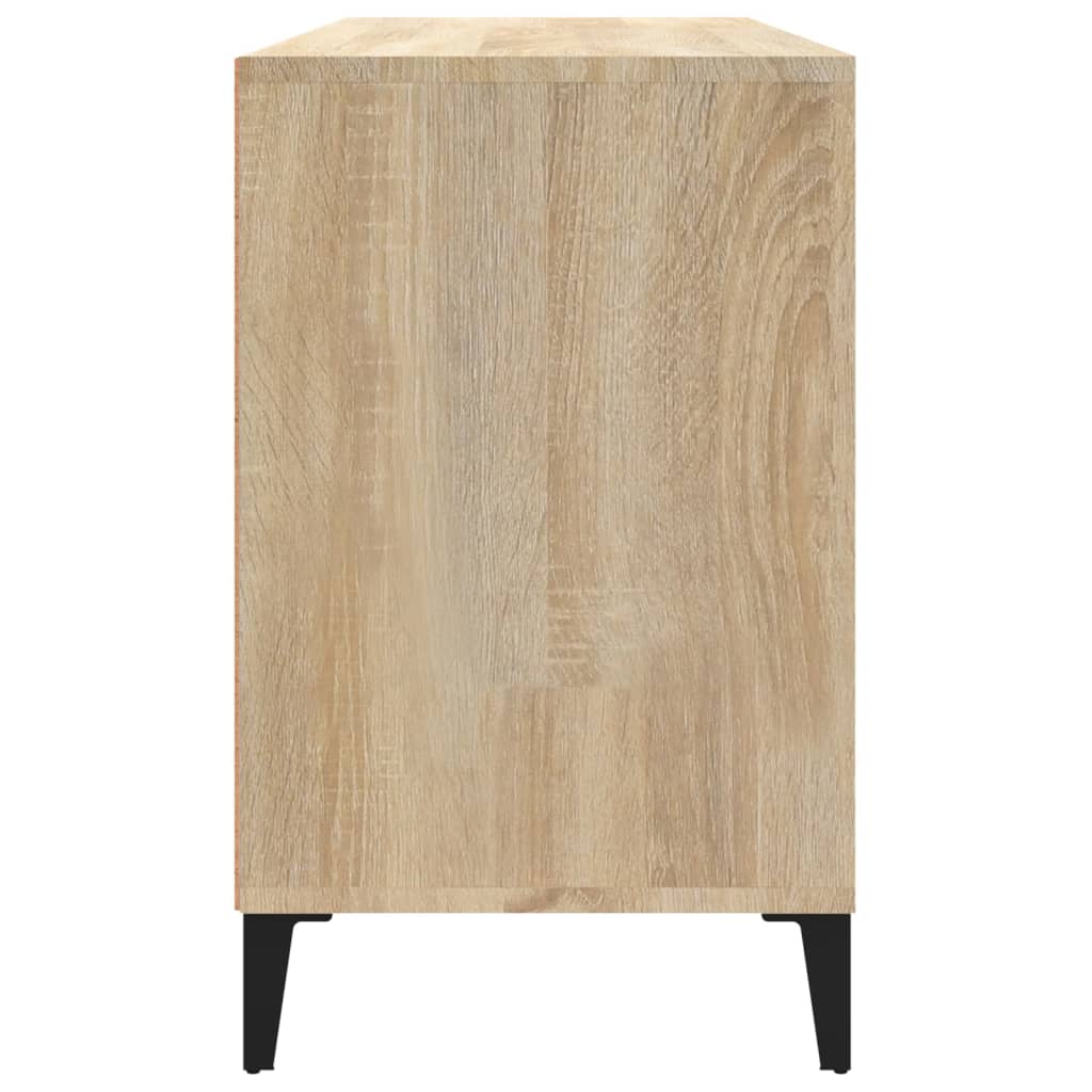 Scarpiera Rovere Sonoma 102x36x60 Cm In Legno Multistrato - Image 6