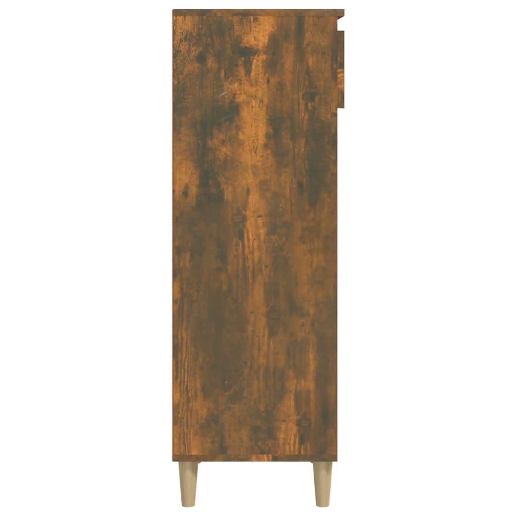 Scarpiera Rovere Fumo 40x36x105 Cm In Legno Multistrato - Image 6
