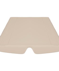Baldacchino Per Dondolo Giardino Beige 188/168x145/110 cm