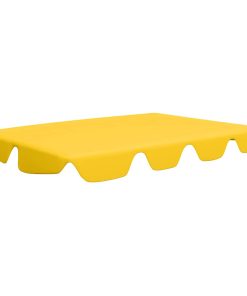 Baldacchino Per Dondolo Giardino Giallo 188/168x145/110 cm
