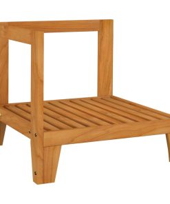 Divano Angolare Modulare Cuscini Bianco Crema Massello D'acacia