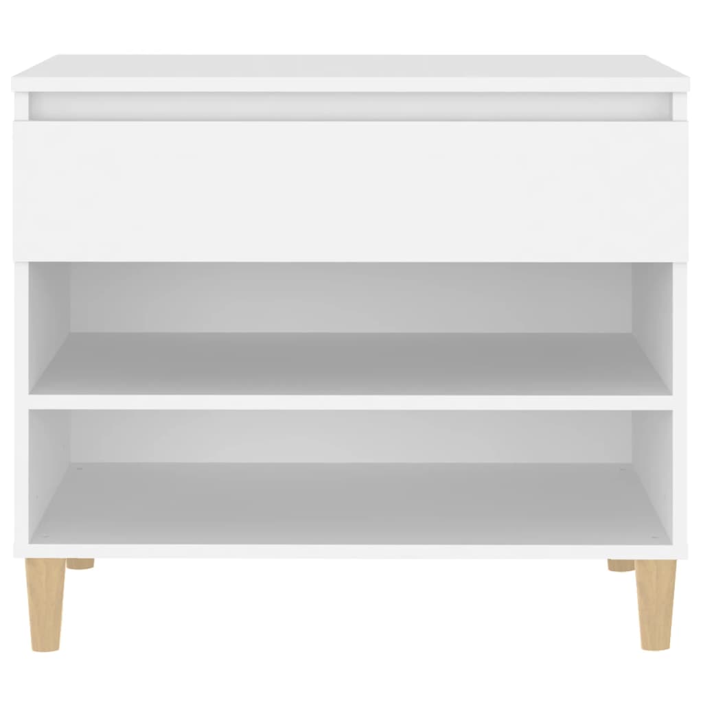 Scarpiera Bianca 70x36x60 Cm In Legno Multistrato - Image 2