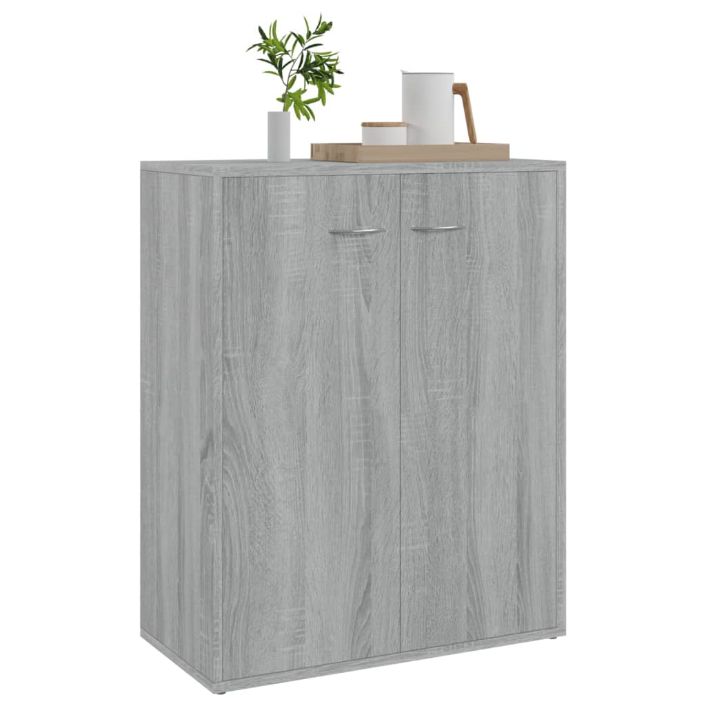 Credenza Grigio Sonoma 60x30x75 Cm In Legno Multistrato - Image 5
