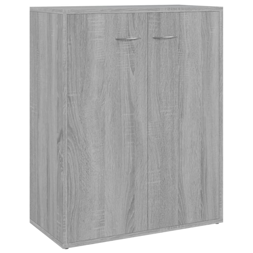 Credenza Grigio Sonoma 60x30x75 Cm In Legno Multistrato - Image 3