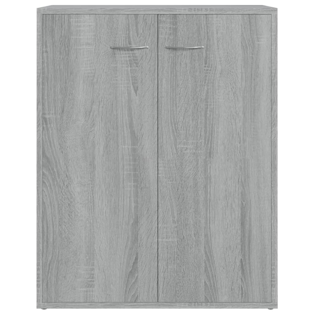 Credenza Grigio Sonoma 60x30x75 Cm In Legno Multistrato - Image 2
