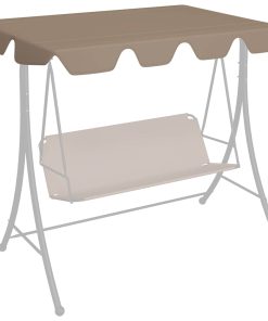 Baldacchino Per Dondolo Giardino Tortora 188/168x145/110 cm