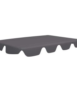 Baldacchino Per Dondolo Giardino Antracite 188/168x145/110cm