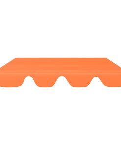 Baldacchino Per Dondolo Giardino Arancione 150/130x105/70 cm