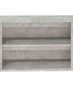 Scarpiera Grigio Cemento 75x35x45 Cm In Legno Multistrato