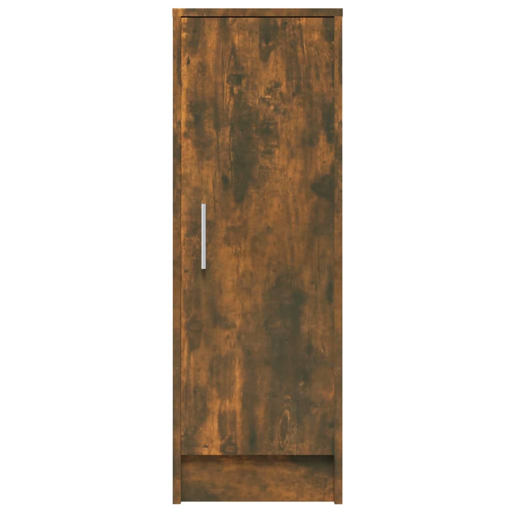 Scarpiera Rovere Fumo 32x35x92 Cm In Legno Multistrato - Image 4