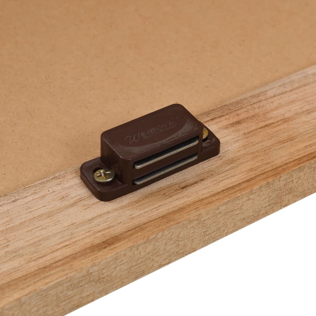 Mobile Sottolavabo In Legno Massello Di Noce 66x29x61 cm - Image 2