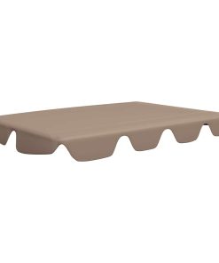Baldacchino Per Dondolo Giardino Tortora 150/130x105/70 cm