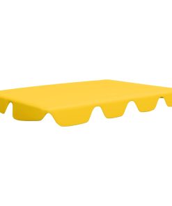 Baldacchino Per Dondolo Giardino Giallo 150/130x105/70 cm