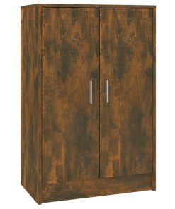 Scarpiera Rovere Fumo 60x35x92 Cm In Legno Multistrato