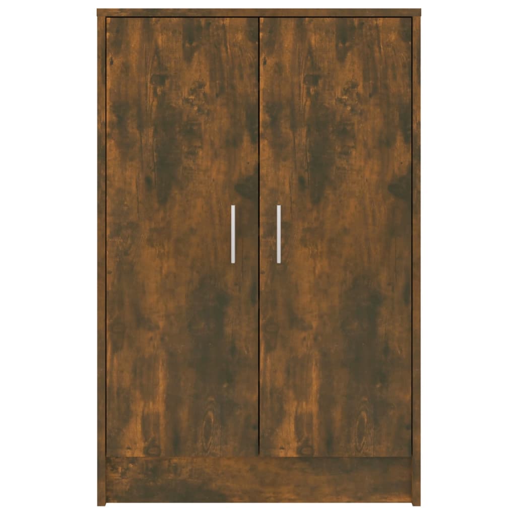Scarpiera Rovere Fumo 60x35x92 Cm In Legno Multistrato - Image 3