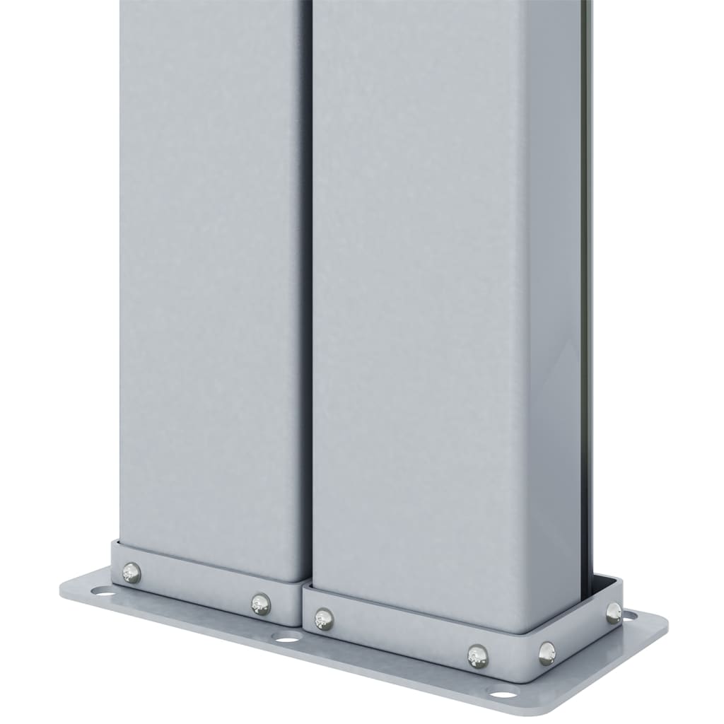 Tenda Da Sole Laterale Retrattile Rossa 180x600 cm - Image 3