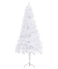 Albero Di Natale Artificiale Ad Angolo Bianco 240 Cm Pvc