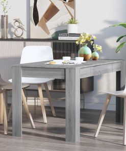 Tavolo Da Pranzo Grigio Sonoma 140x74,5x76 Cm Legno Multistrato