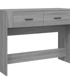 Tavolo Consolle Grigio Sonoma 100x39x75 Cm In Legno Multistrato