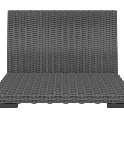 Divani Da Giardino 2pz Con Cuscini In Polyrattan Mezzo Tondo