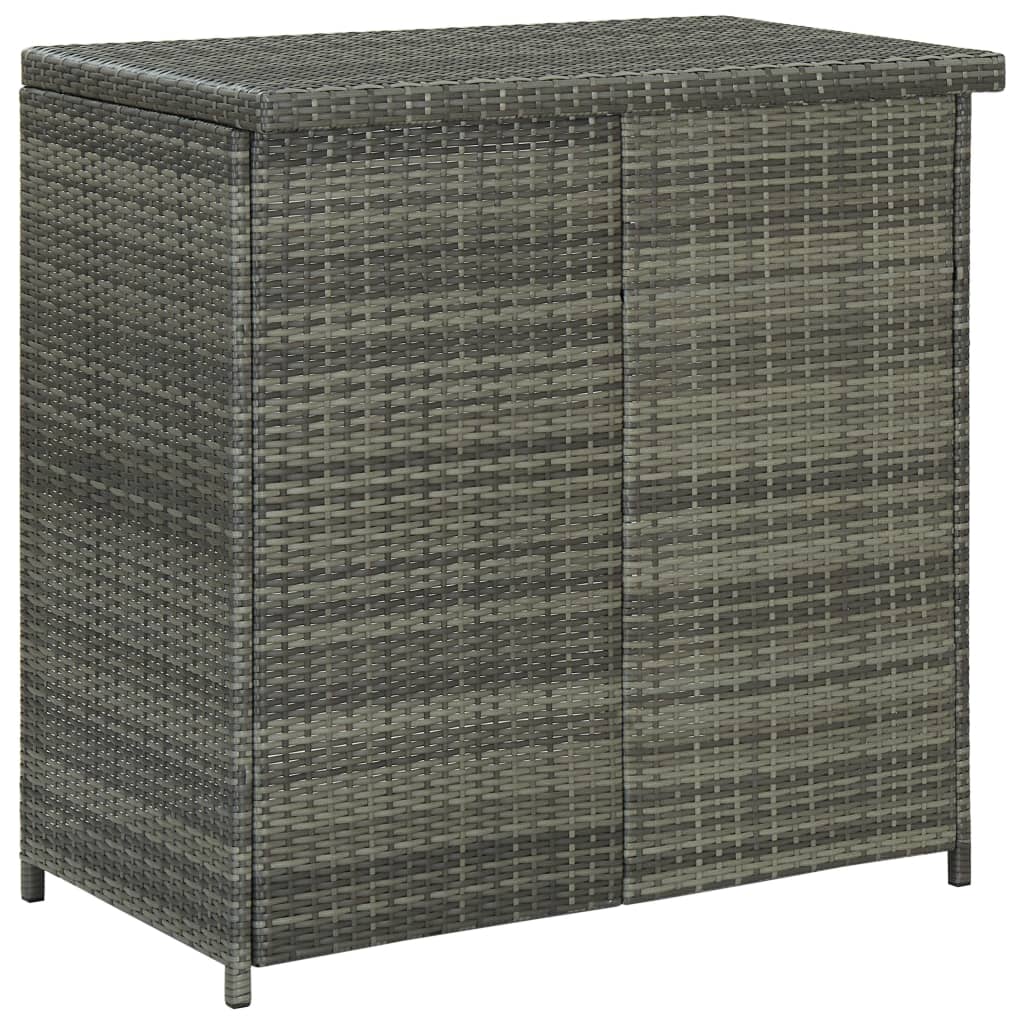 Set Da Bar 3 Pz In Polyrattan Grigio - Image 6