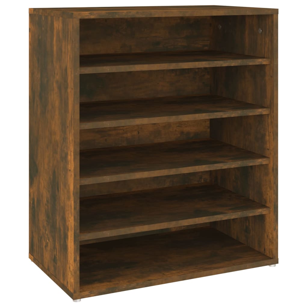 Scarpiera Rovere Fumo 60x35x70 Cm In Legno Multistrato
